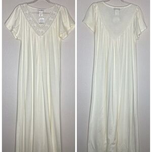 Oscar de la Renta Pima Cotton Nightgown Peru NWT Butter Yellow Sm